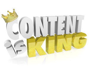Content is King Quote Saying 3D Letters Crown Online Value