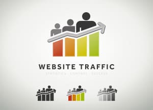 Website traffic icon
